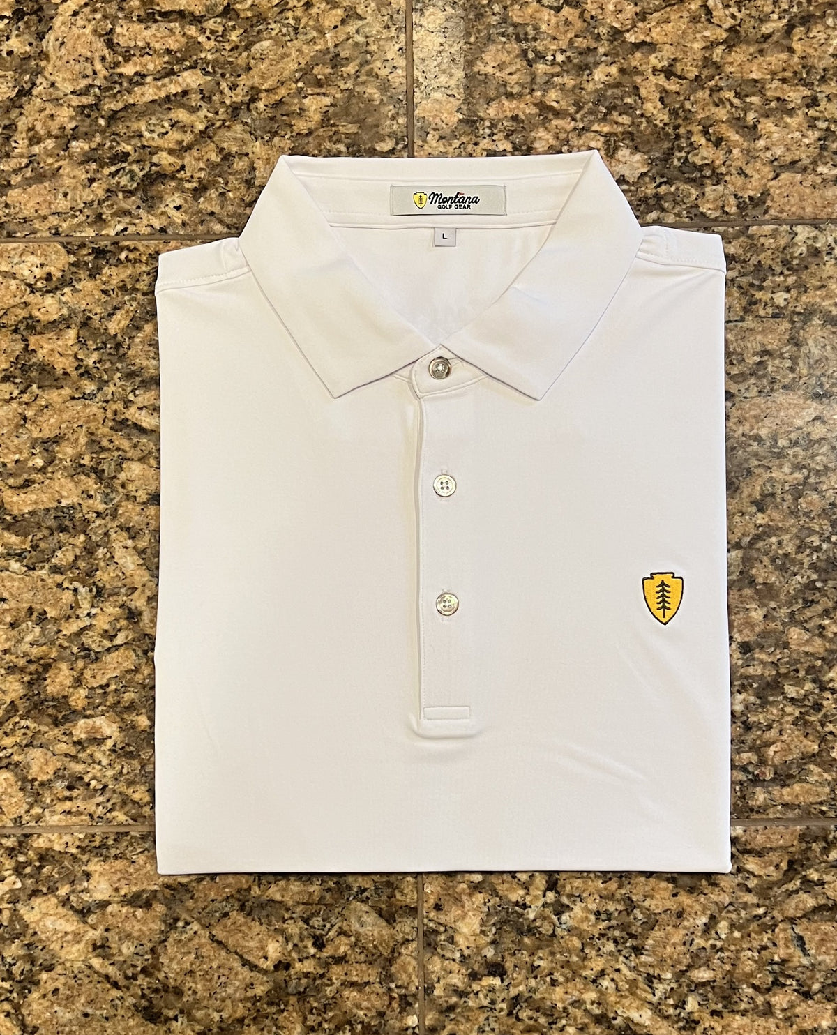 Pondohead Solid Performance Polo - White
