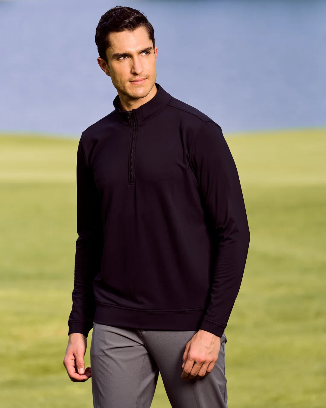Pondohead Performance Quarter-Zip - Black