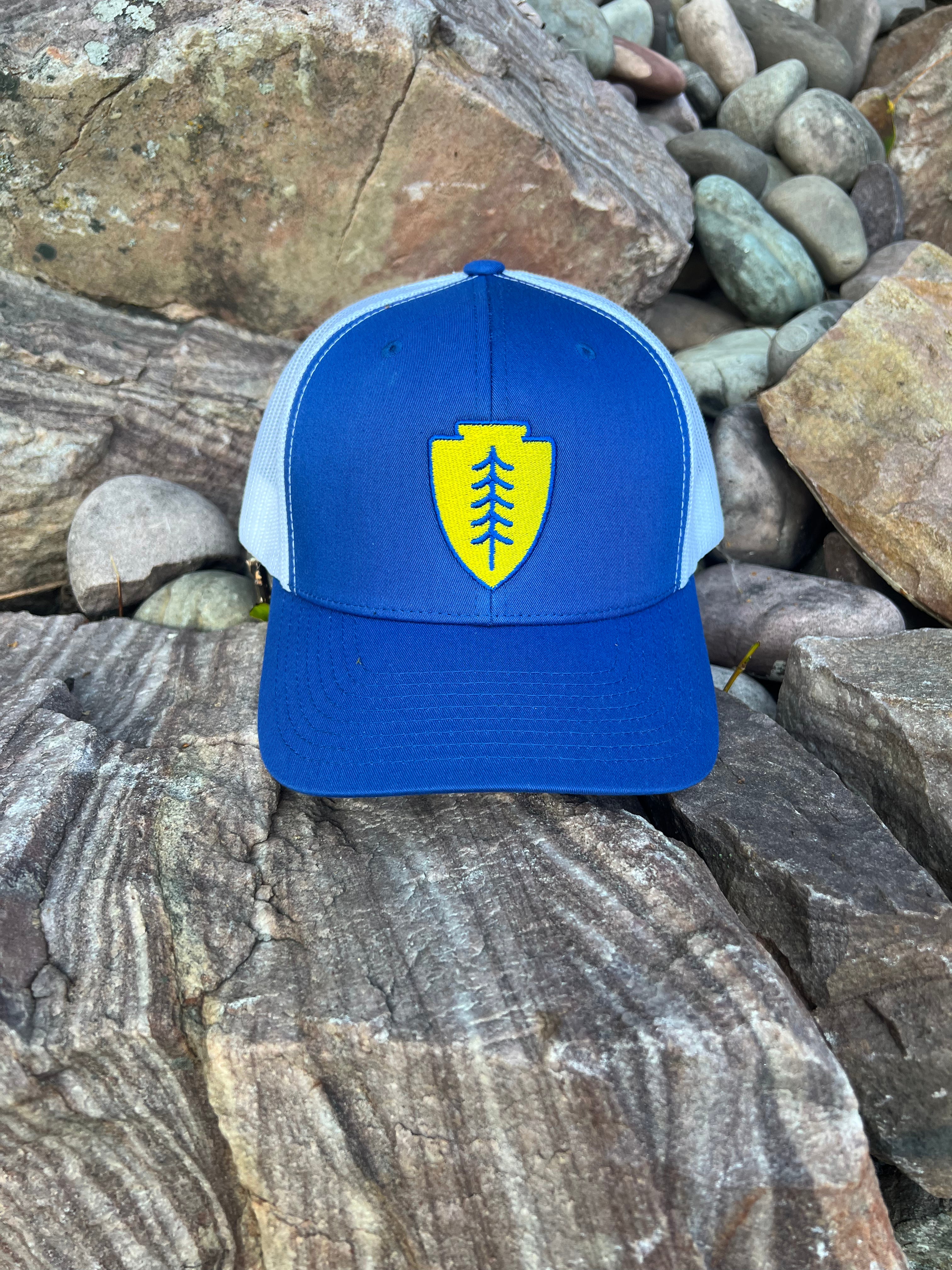 Pondohead Golfer Hat - Royal/White