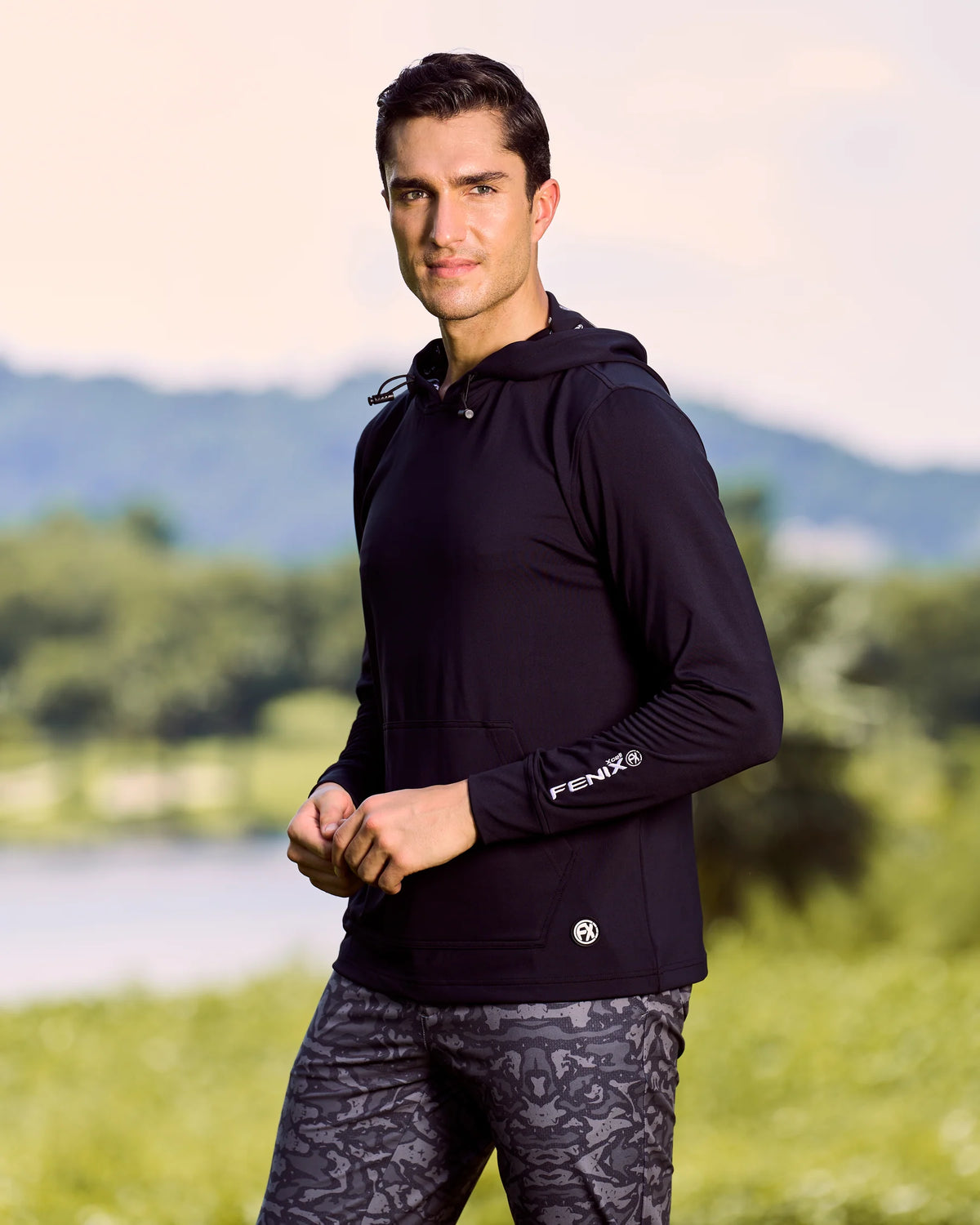 State-Line Performance Hoodie - Black