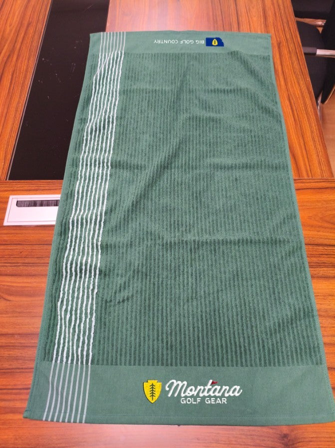 Montana Golf Gear Tour Caddie Towel - Green