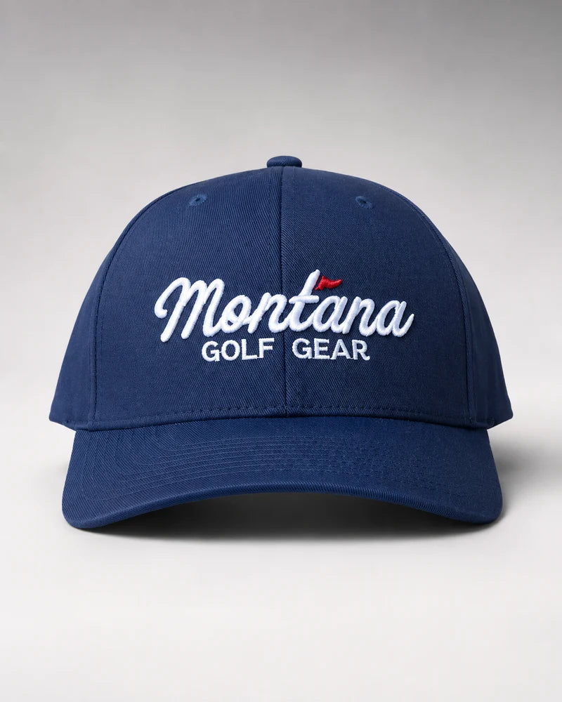 Montana Golf Gear X Flexfit 6-Panel Performance Cap - Navy