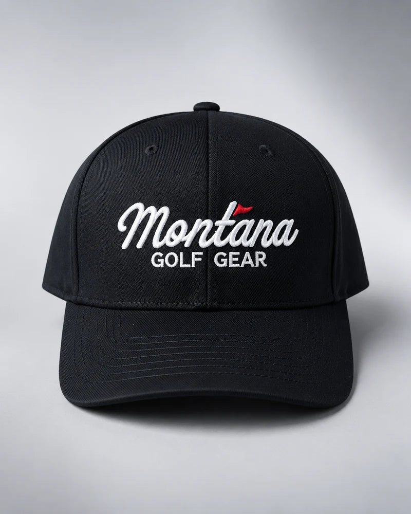 Montana Golf Gear X Flexfit 6-Panel Performance Cap - Black