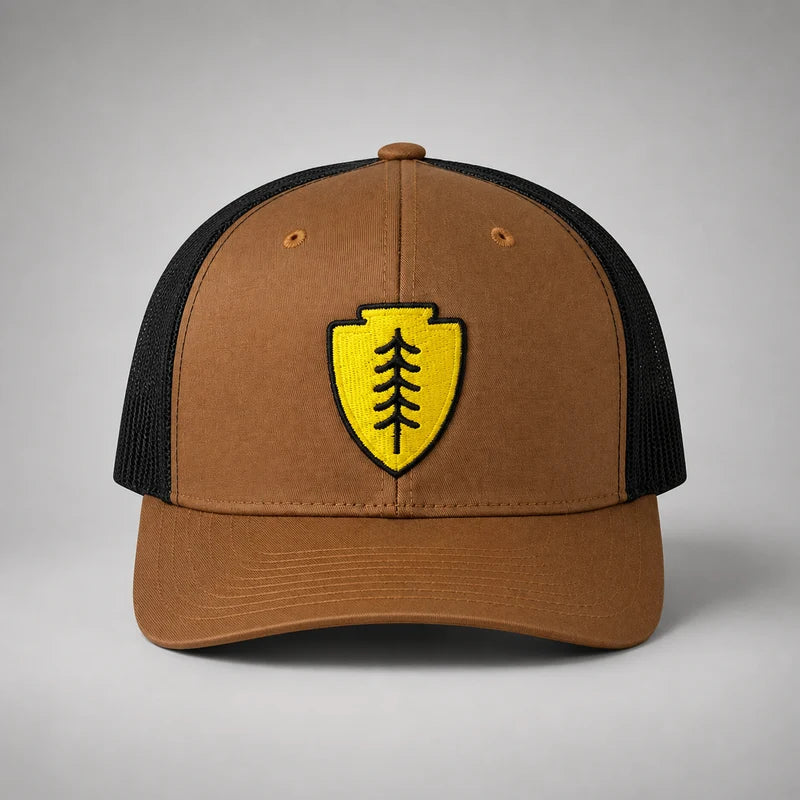 Pondohead Golfer Cap - Copper/Black